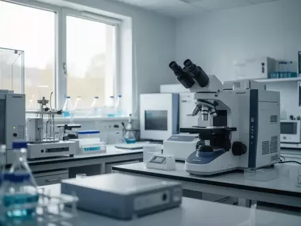 Ein modernes, helles klinisches Labor mit medizinischer Ausrüstung in einer professionellen Forschungsumgebung. - Foto: über boerse-global.de