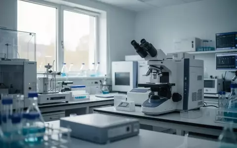 Ein modernes, helles klinisches Labor mit medizinischer Ausrüstung in einer professionellen Forschungsumgebung. - Foto: über boerse-global.de