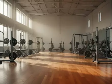 Ein minimalistisch gestalteter Fitnessraum mit hochwertigen Trainingsgeräten und natürlichem Lichteinfall in einer ruhigen Atmosphäre. - Foto: über boerse-global.de
