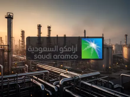 Moderne Industrieanlagen einer Ölraffinerie bei Dämmerung, die den globalen Energiesektor symbolisieren. - Foto: über boerse-global.de