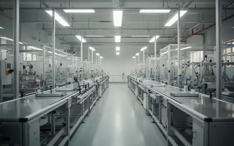 Eine moderne, saubere Fertigungshalle in einer indischen Industrieanlage mit Fokus auf präzise Produktionstechnik. - Foto: über boerse-global.de