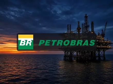 Eine Offshore-Ölplattform vor dem Horizont bei Dämmerung, die die industrielle Energiebranche symbolisiert. - Foto: über boerse-global.de