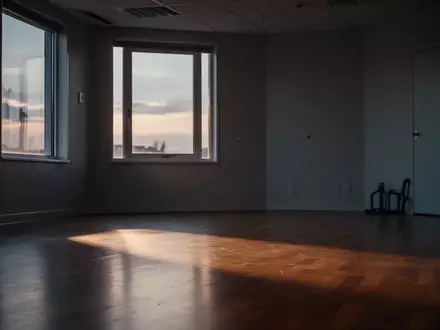 Ein minimalistischer, ruhiger Trainingsraum mit natürlichem Licht, der eine Atmosphäre der Erholung vermittelt. - Foto: über boerse-global.de