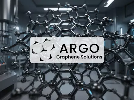 Abstrakte Darstellung einer hexagonalen Graphen-Struktur in einer modernen industriellen Laborumgebung. - Foto: über boerse-global.de