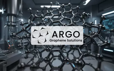 Abstrakte Darstellung einer hexagonalen Graphen-Struktur in einer modernen industriellen Laborumgebung. - Foto: über boerse-global.de