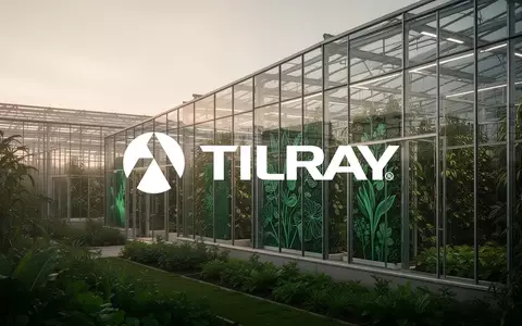 Abstrakte Darstellung eines modernen Gewächshauses in der Morgendämmerung als Symbol für die Agrar- und Cannabisbranche. - Foto: über boerse-global.de