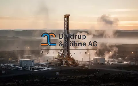 Geothermische Energieanlage bei Sonnenaufgang als Symbol für nachhaltige Energieprojekte. - Foto: über boerse-global.de