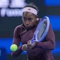 Beim Turnier in Peking gab es eine Kontroverse um Coco Gauff.  - Foto: Achmad Ibrahim/AP/dpa