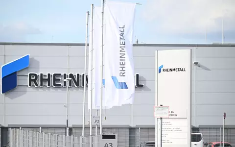 Blick auf das Neusser Rheinmetall-Werk. - Foto: Federico Gambarini/dpa