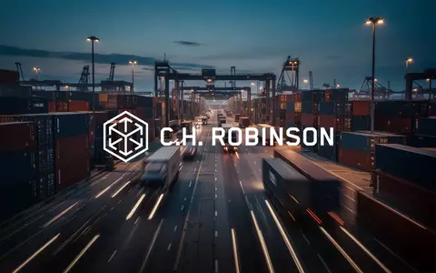 Abstrakte Darstellung eines internationalen Logistikzentrums mit Containern in atmosphärischer Abenddämmerung. - Foto: über boerse-global.de
