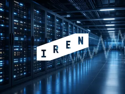 Modernes Rechenzentrum mit leuchtenden Server-Racks als Symbol für digitale Infrastruktur und Marktwettbewerb. - Foto: über boerse-global.de