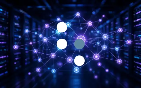 Abstrakte Darstellung von Quantencomputing-Technologie in einem dunklen, futuristischen Serverraum. - Foto: über boerse-global.de