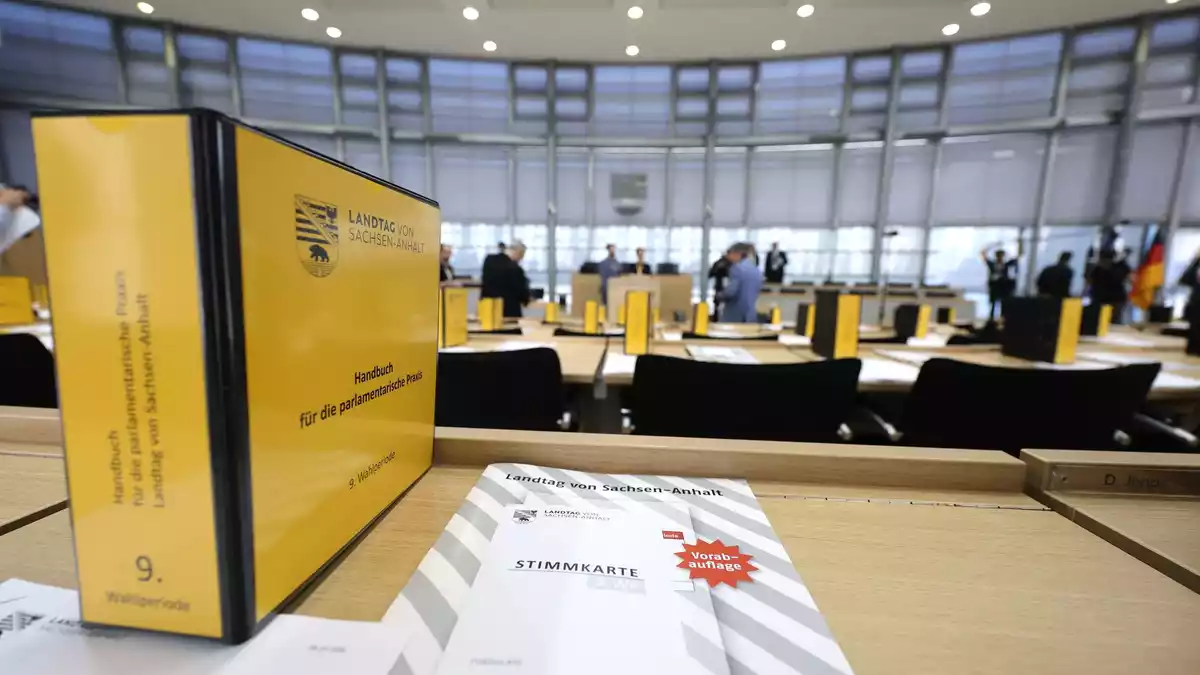 In diesem Saal soll erstmals ein AfD-Politiker zum Landtagspräsidenten gewählt werden.  - Bild: Jan Woitas/dpa