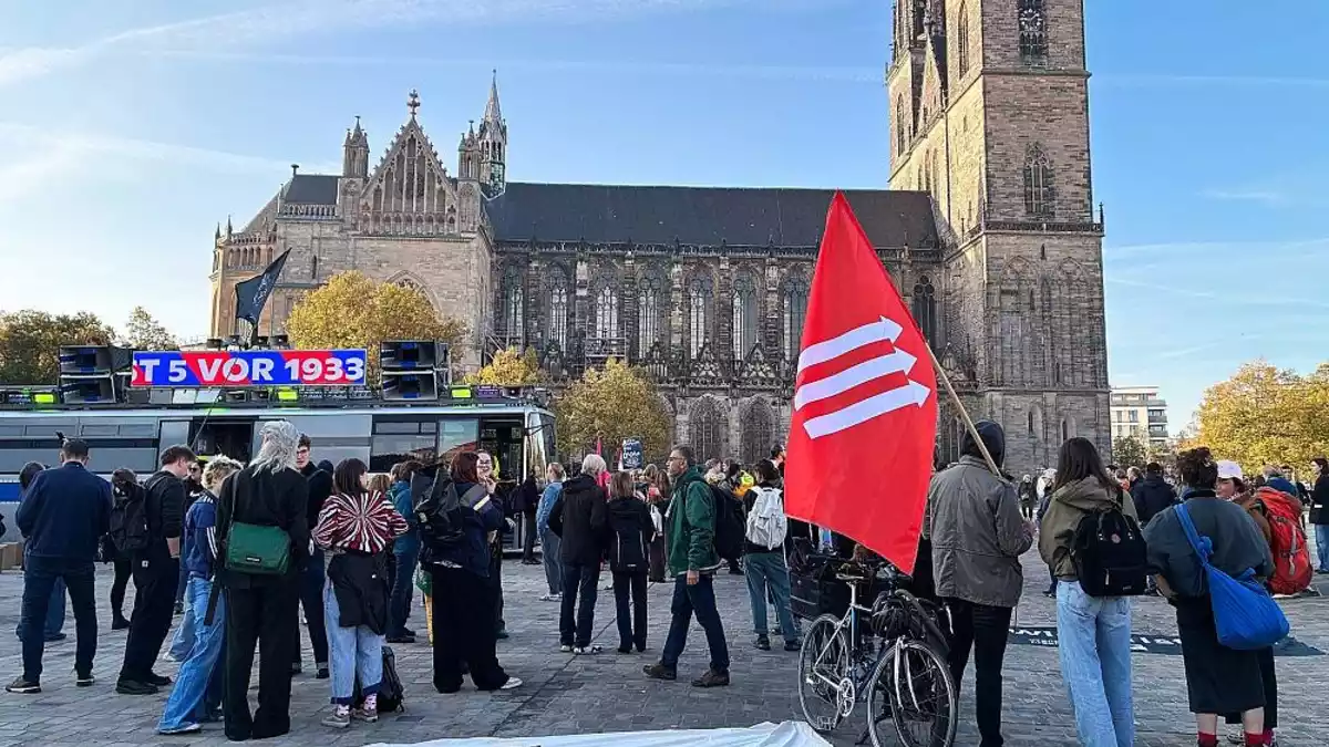 Proteste in Magdeburg vor konstituierender Sitzung des Landtags