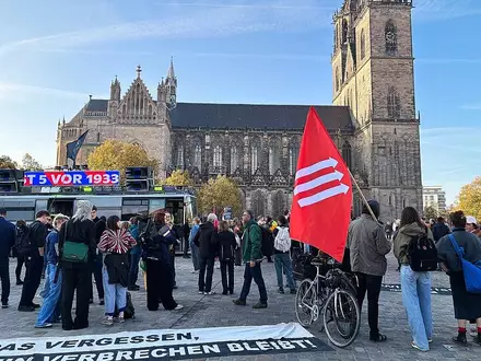 Anti-AfD-Protest am 06.10.2026 - Foto: via dts Nachrichtenagentur