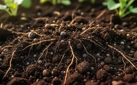 Nahaufnahme von gesundem, dunklem Gartenboden mit feinen Wurzeln als Symbol für ein intaktes Mikrobiom. - Foto: über boerse-global.de