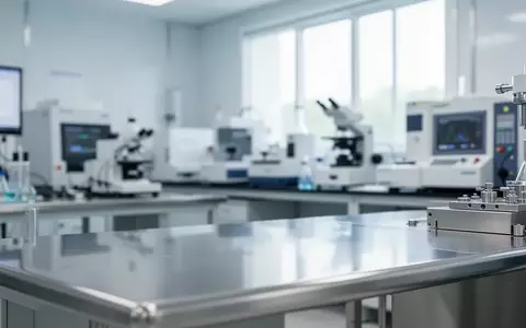 Ein steriles, professionelles Forschungslabor mit präzisen Messgeräten und reflektierenden Edelstahloberflächen. - Foto: über boerse-global.de