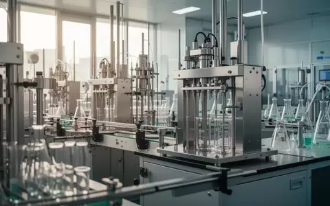 Moderne Produktionsanlage in einem südkoreanischen Kosmetiklabor mit Laborgeräten in einer hellen, professionellen Umgebung. - Foto: über boerse-global.de