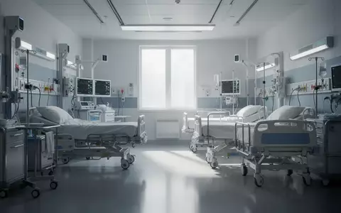 Ein moderner, unbesetzter Intensivstation-Raum mit medizinischer Ausstattung in einer Klinik. - Foto: über boerse-global.de
