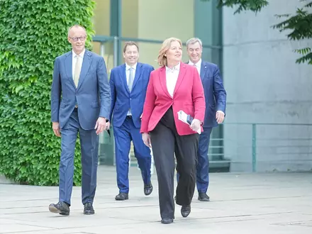 Im Koalitionsausschuss treffen sich die Spitzen von Union und SPD. (Archivbild) - Foto: Michael Kappeler/dpa