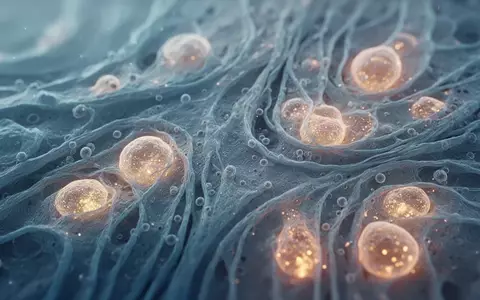 Mikroskopische Aufnahme von biologischem Gewebe mit sichtbaren zellulären Strukturen und mitochondrialen Prozessen. - Foto: über boerse-global.de