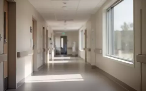 Ein heller, moderner Klinikflur in minimalistischem Design mit natürlichem Lichteinfall und ruhiger Atmosphäre. - Foto: über boerse-global.de