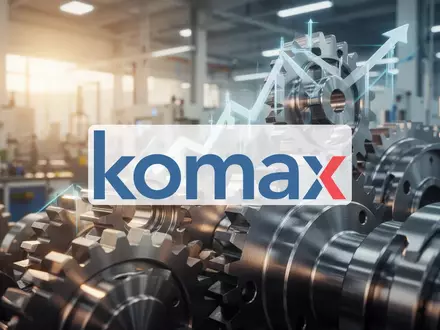 Abstrakte Darstellung einer aufsteigenden industriellen Dynamik mit glänzenden mechanischen Komponenten bei Morgenlicht. - Foto: über boerse-global.de