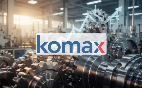 Abstrakte Darstellung einer aufsteigenden industriellen Dynamik mit glänzenden mechanischen Komponenten bei Morgenlicht. - Foto: über boerse-global.de