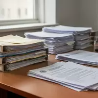 Ordentlich gestapelte Aktenordner und Dokumente auf einem Bürotisch in einer professionellen Arbeitsumgebung. - Foto: über boerse-global.de