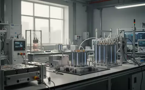 Moderne Laborumgebung für die Entwicklung von Batterietechnologien mit fokussierten technischen Geräten. - Foto: über boerse-global.de