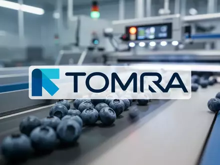 Moderne industrielle Sortiertechnologie für frische Blaubeeren in einer sauberen Produktionsumgebung. - Foto: über boerse-global.de