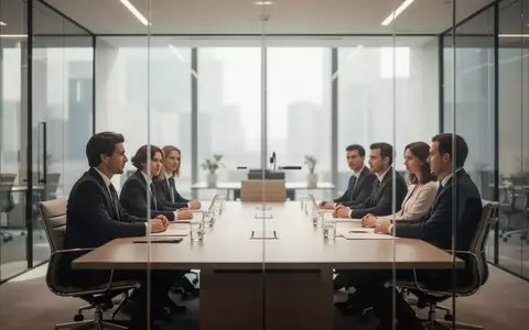 Ein moderner, minimalistischer Konferenzraum in einem Bürogebäude bei Tageslicht. - Foto: über boerse-global.de