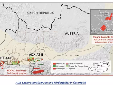 ADX Lizenzen und Förderfelder - Foto: ADX Energy über pressetext.de