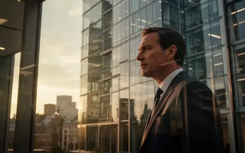 Ein Geschäftsmann vor einem modernen Bürogebäude in der Londoner City bei natürlichem Licht. - Foto: über boerse-global.de