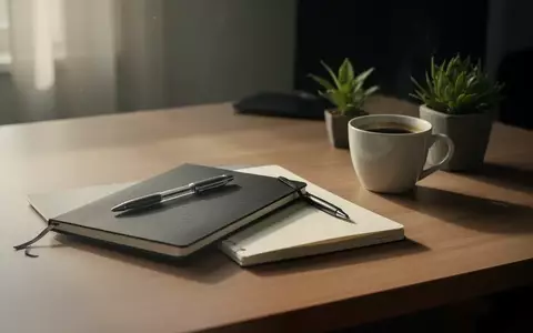 Symbolic image: tidy desk with a notebook - Foto: über boerse-global.de