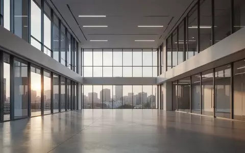 Ein minimalistisches, modernes Bürogebäude mit großen Glasfronten und klaren architektonischen Linien bei natürlichem Licht. - Foto: über boerse-global.de