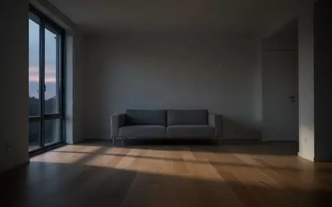 Ein minimalistischer, leerer Wohnraum in der Dämmerung mit sanftem Lichteinfall, der eine Atmosphäre von Einsamkeit vermittelt. - Foto: über boerse-global.de