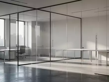 Ein minimalistisch gestalteter, leerer Büroarbeitsplatz mit moderner Architektur und klaren Linien. - Foto: über boerse-global.de