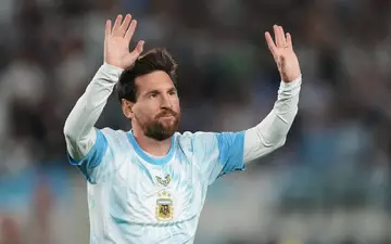 Lionel Messi vor seinem Abschiedsspiel für die argentinische Nationalmannschaft gegen Benin. - Foto: Gustavo Garello/AP/dpa