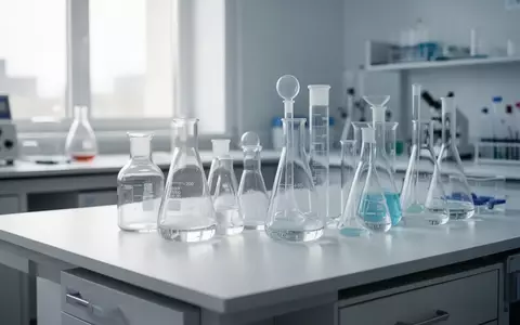 Ein steriler Laborarbeitsplatz mit wissenschaftlichen Glasgeräten in einer hellen, klinischen Umgebung. - Foto: über boerse-global.de