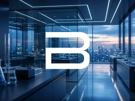Modernes, steriles Laborgebäude bei Dämmerung mit stimmungsvoller Beleuchtung. - Foto: über boerse-global.de