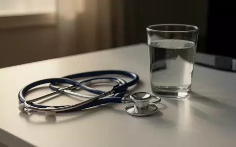 Symbolbild: Stethoskop neben einem Glas Wasser - Foto: über boerse-global.de