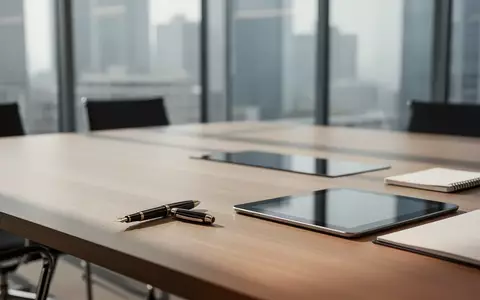 Hochwertiger Füllfederhalter auf einem Konferenztisch in einem modernen, lichtdurchfluteten Büro. - Foto: über boerse-global.de