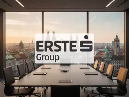 Abstraktes Bild eines modernen Konferenzraums mit Blick auf eine europäische Stadt, symbolisch für strategisches Wachstum. - Foto: über boerse-global.de