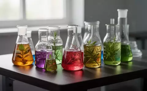 Laborutensilien mit Pflanzenextrakten in einem wissenschaftlichen Umfeld für die pharmazeutische Forschung. - Foto: über boerse-global.de
