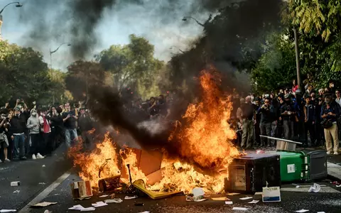 Die Schulproteste in Frankreich gehen weiter. - Foto: Antonin Burat/Le Pictorium via ZUMA Press/dpa