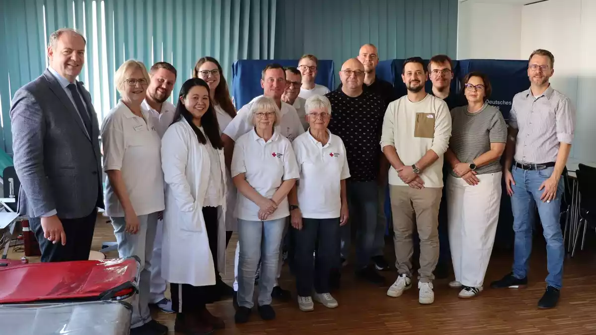 HZA-BI: Blutspendeaktion beim Bielefelder Zoll mit starkem Ergebnis/71 Anmeldungen - 18 Erstspender - 56 Blutkonserven - Bild: presseportal.de