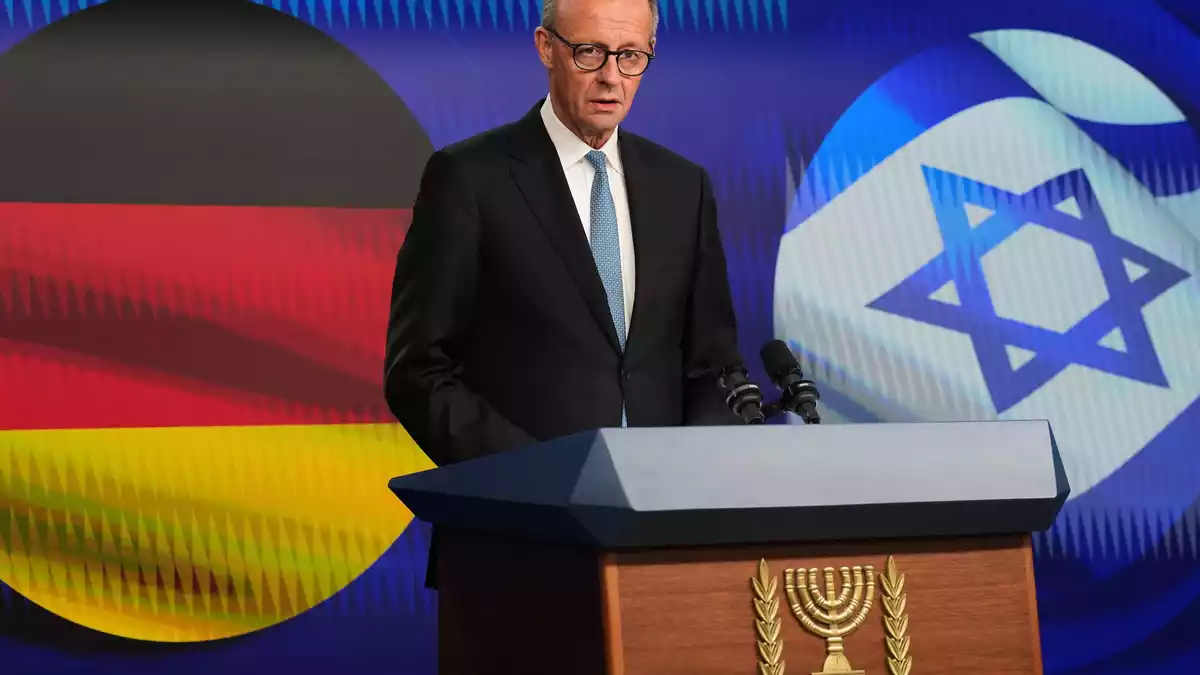 Bundeskanzler Friedrich Merz (CDU) hat Israel die Unterstützung Deutschlands zugesagt. (Archivbild) - Bild: Ariel Schalit/Pool AP/dpa