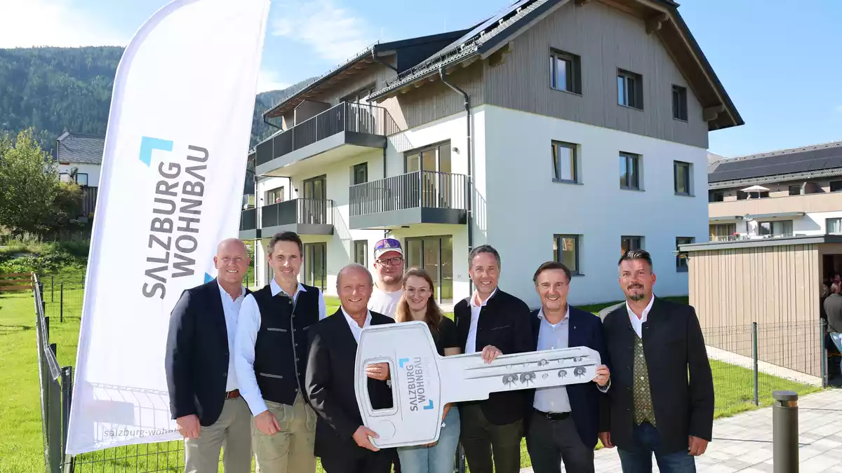 Wohnprojekt in Mauterndorf abgeschlossen: Weitere acht Wohnungen übergeben