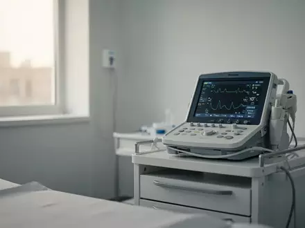 Ein klinischer Untersuchungsraum mit medizinischen Geräten in einer ruhigen, professionellen Umgebung. - Foto: über boerse-global.de